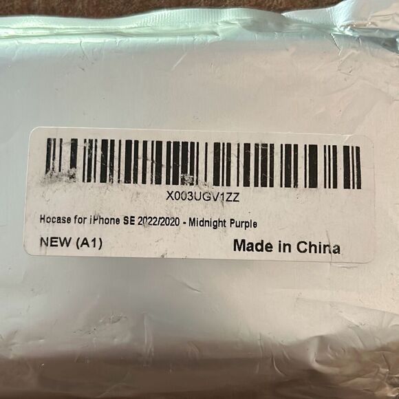 Hocase for iPhone SE 2022/2020 Case, Heavy Duty Shockproof Protection. Purple - Picture 7 of 7